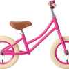 Rebel Kidz 12.5 , fuchsia. Met verstelbaar stuur en zadel