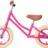 Rebel Kidz 12.5 , fuchsia. Met verstelbaar stuur en zadel