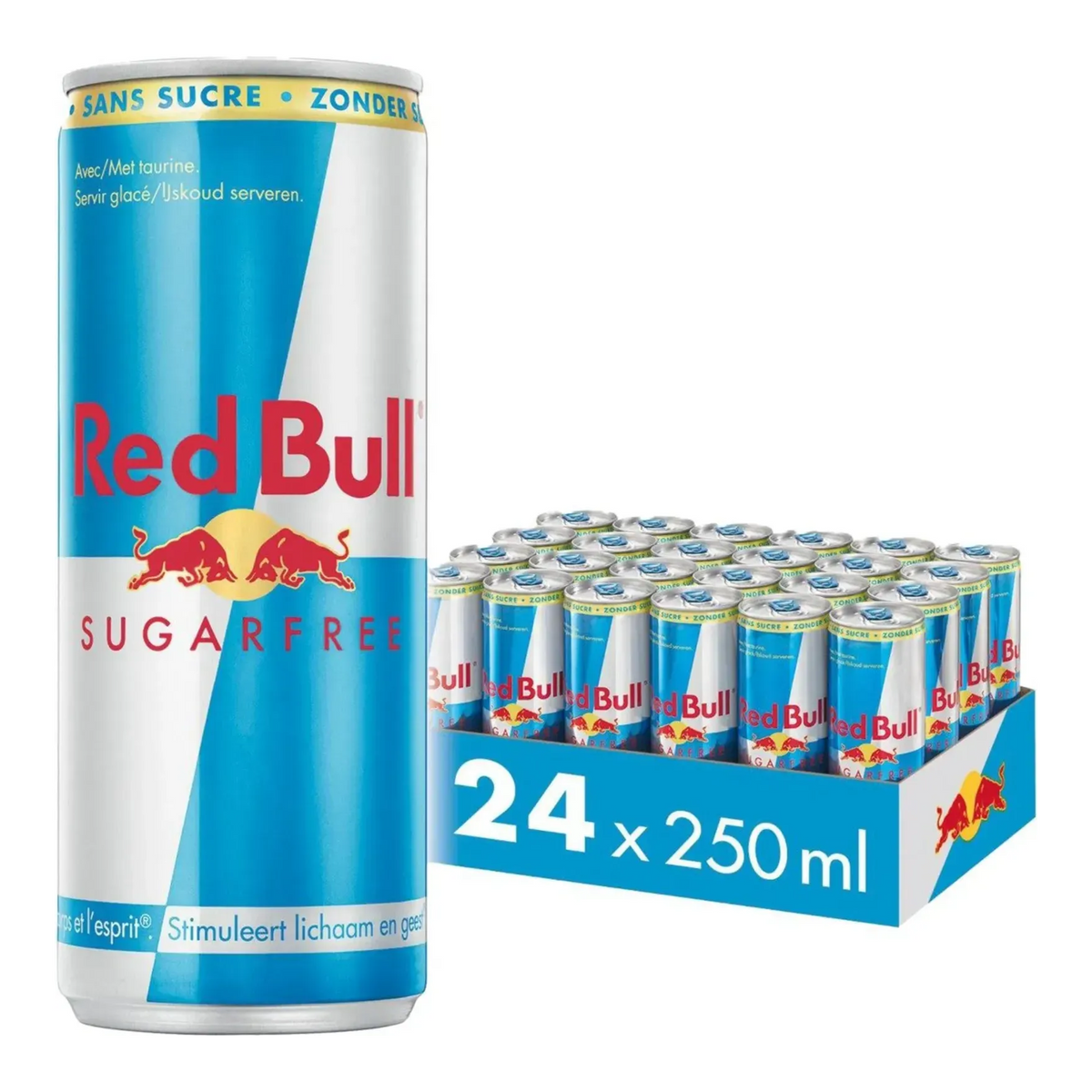 Red bull suikervrij blik (24x 25cl)