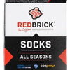 Redbrick all season sokken 25103 | grijs zwart | maat 42 - 00.083.019.39