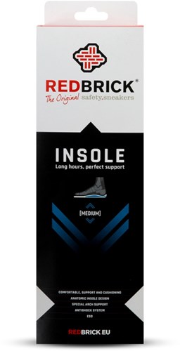 Redbrick inlegzool medium 1000034 | zwart | maat 41 - 00.083.024.41
