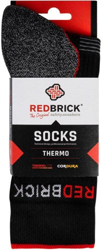 Redbrick thermo sokken 25105 | grijs zwart | maat 46 - 00.083.021.43