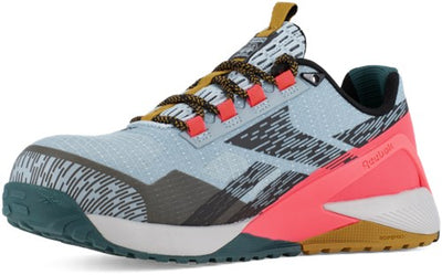 Reebok werkschoen nano ib382 s1ps | blauw roze | maat 37 - 690774734869