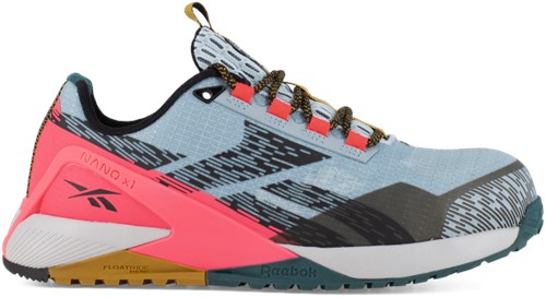 Reebok werkschoen nano ib382 s1ps | blauw roze | maat 41 - 690774734906