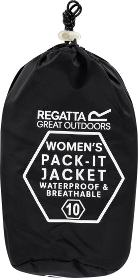 Regatta Pack-It III regenjack dames zwart maat M