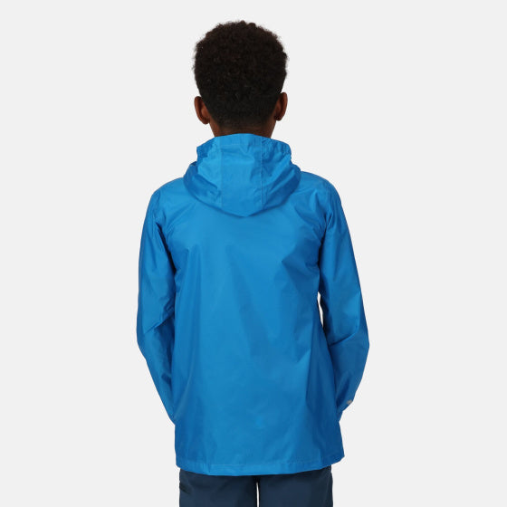 Regatta Pack It III regenjas jongens blauw maat 7-8 jaar