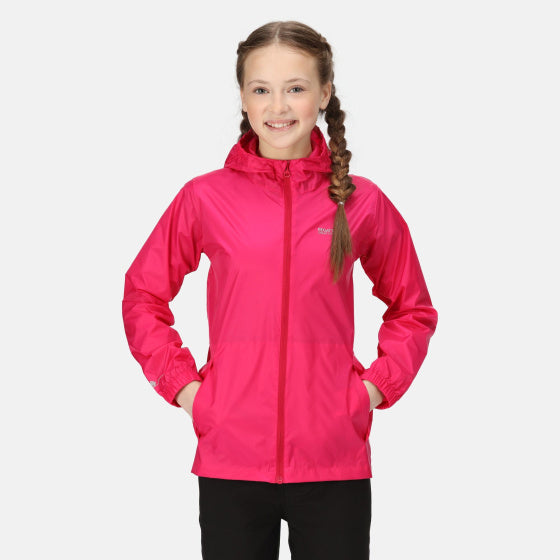 Regatta Pack It III regenjas meisjes roze maat 9-10 jaar