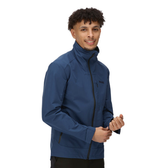 Regatta Overmoor softshelljas heren blauw maat XL