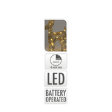 Rendier led goud 40 leds 37cm - afbeelding 2
