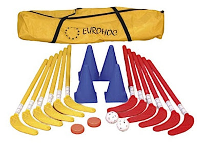 Reydon Hockeyset junior 75 cm rood geel blauw 20-delig