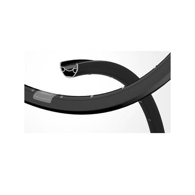 Rigida velg ryde 28 (622) rival-21 36 14 zwart (ongeslepen)