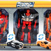 Toi-toys roboforces transformeer auto robot, 3st.