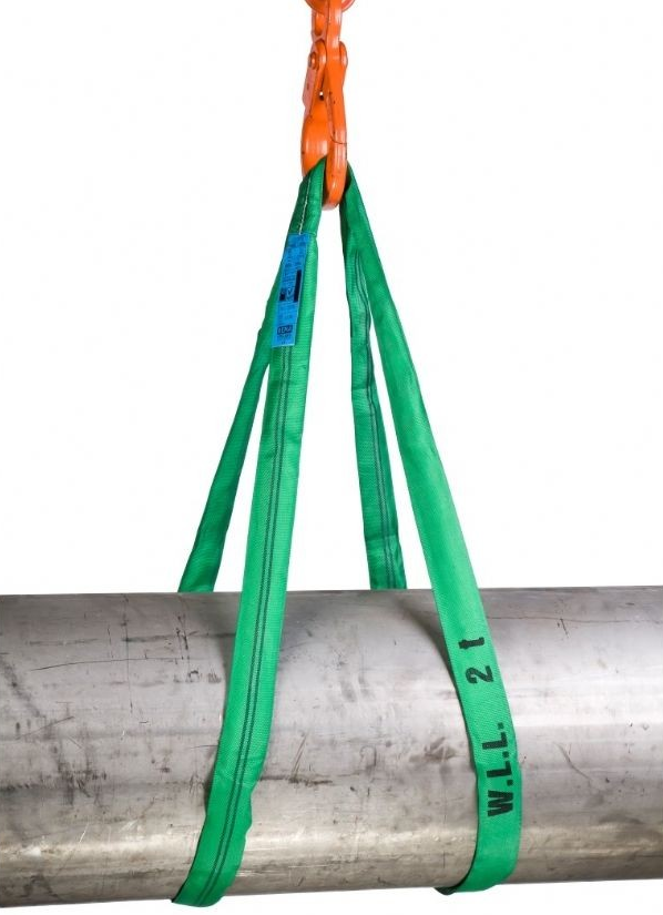 Rondstrop 2t wl=2.5mtr groen