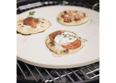 Rösle BBQ Pizzasteen 46,5 x 41 cm Wit Zilver