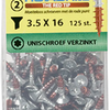 Rotadrill unischroef vz pk +snijpunt torx tx20 3.5x16 | 125 stuks - 467.035.016