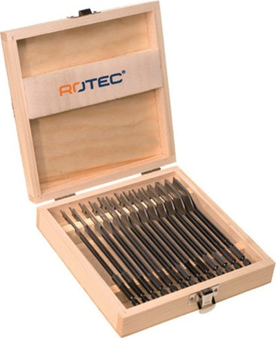 Rotec 13 dlg. speedborenset in houten kist 6-25mm - 9001018 - 900.1018