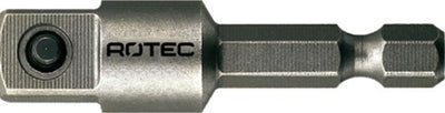 Rotec adapter e 6,3 x 50mm x 3 8 -4-kt. met stift - 820.00501 - 820.00501