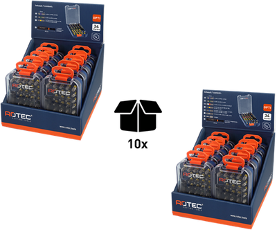Rotec bitset | 34-delig | opti-line | ph-pz-t-sl-h-tt-sqd + bithouder - 827.9205