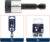 Rotec dopsleutel | e6.3 | 1 4 bitopname | niet-magnetisch | sw 3 8 x50 - 819.30301 - afbeelding 2