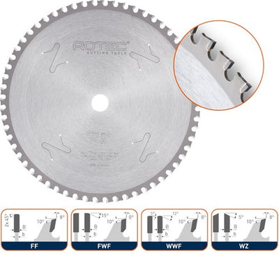 Rotec hm dry-cutter zaagblad bouwstaal, ø355x2,4x30mm z=90 wwf ln - 5560165