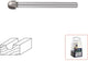 Rotec hm houtrotfrees, silver-line, d2=6 ø9,5 - 2700111 - 270.0111
