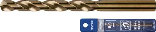 Rotec hss-co5 spiraalboor din 338 cobalt splitpoint 6,8 mm (etui) - 111.0680e