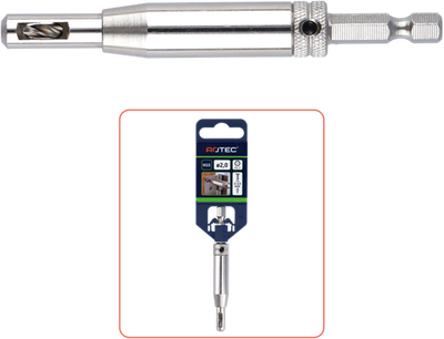 Rotec hss scharnierboor | 1 4 -bitopn. e6.3 | ø2,0 (schroef ø3-3,5) - 268.0001