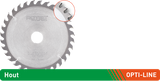 Rotec opti-line hm cirkelzaagblad voor handmachines | ø160x2,2x20 | z=48 | tf-uni - 553.0132 - afbeelding 1