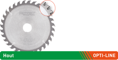 Rotec opti-line hm cirkelzaagblad voor handmachines | ø160x2,2x20 | z=48 | tf-uni - 553.0132