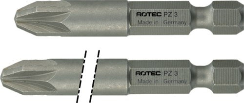 Rotec pro krachtbit pz 1 l=127mm e 6,3 basic - 805.00131 - 805.00131