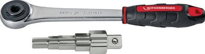 Rothenberger stapsleutelset | maat 3 1 inch | aandrijfvierkant 1 2 inch | met ratel | 1 stuk - 73297 - 73297