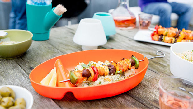 Royal vkb bbq schaal grijs