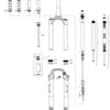 Rockshox federgabel recon silver rl susp.fork rs recon sil.rl 1,5 to 1 1 8 black