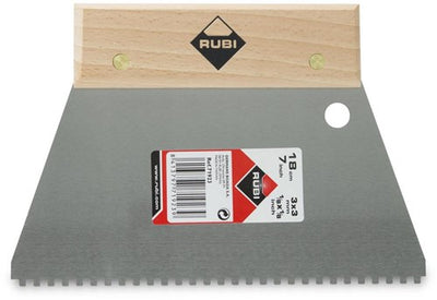 Rubi eenvoudige lijmspaan | 18 cm 3x3 mm | houten greep - 71923