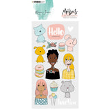 Studio light • rub-on sticker missees collection nr.05 - afbeelding 1