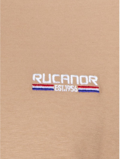 Rucanor Raffi basic shirt ronde hals heren beige maat M