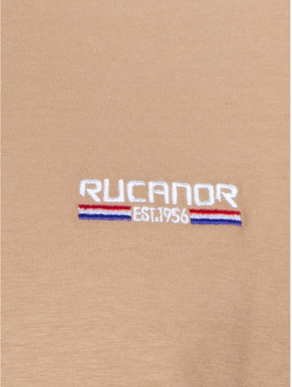Rucanor Raffi basic shirt ronde hals heren beige maat XL
