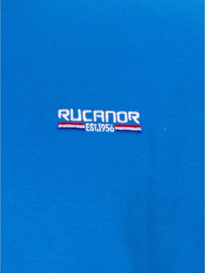 Rucanor Raffi basic shirt ronde hals heren blauw maat XXL