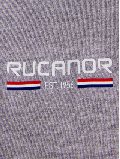 Rucanor Raffi basic shirt ronde hals heren grijs maat XL