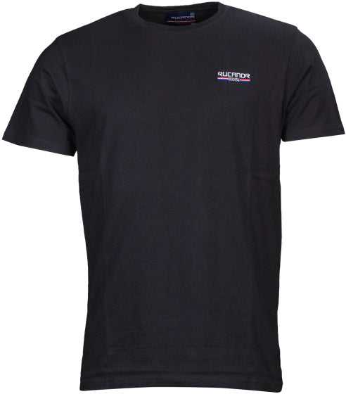 Rucanor Raffi basic shirt ronde hals heren zwart maat S