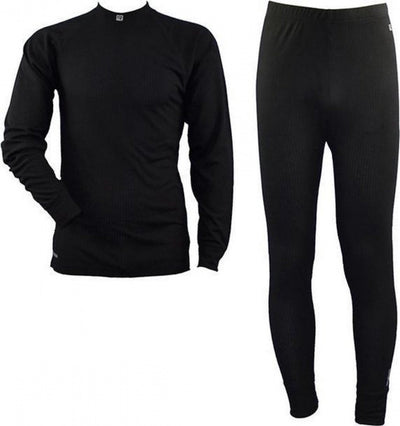 Rucanor Thermosuit Montana II heren polyester zwart 2-delig mt L