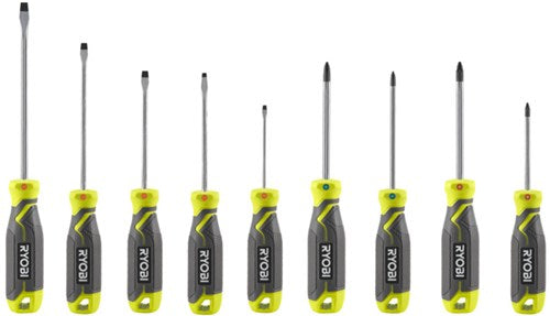 Ryobi rhsds9pc | magnetische schroevendraaierset 9 stuks - 5132006047