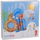 Opblaas set van 3 stuks fun artikelen bodyboard, bal en band 2 assorti
