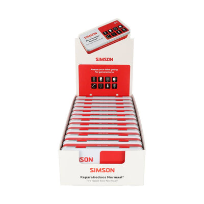 Simson reparatiedoos normaal displaydoos (per 12 stuks)