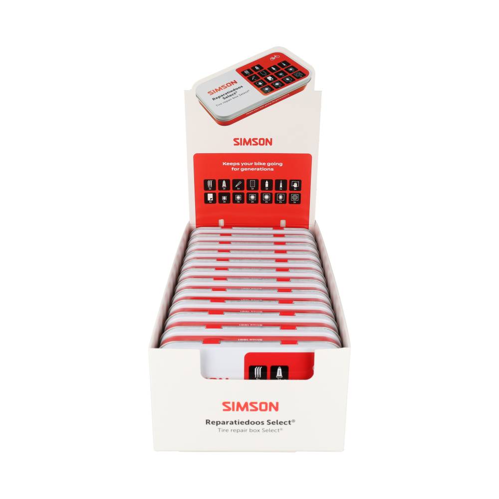 Simson reparatiedoos select displaydoos (per 12 stuks)