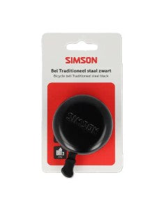 Simson bel traditioneel zwart staal