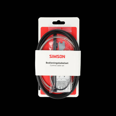 Simson versnellingskabelset shimano nexus 4 7 8 zwart rvs
