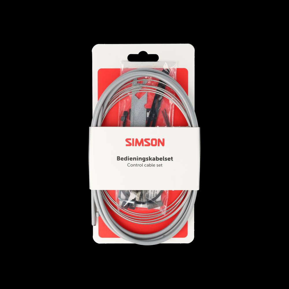 Simson versnellingskabelset nexus 4 7 8 rvs - grijs