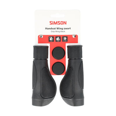 Simson handvatten wing zwart