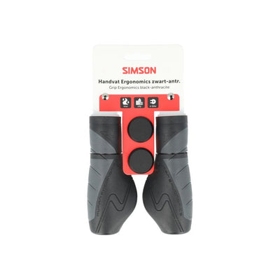 Simson handvatten ergonomics zwart-antraciet